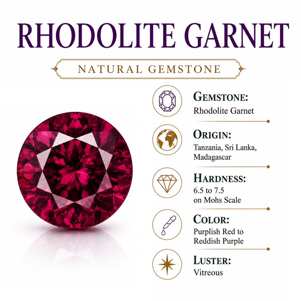 Rhodolite Garnet Ring in Platinum OverlaySterling Silver  0.970  Ct._8723888_5