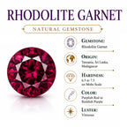 Rhodolite Garnet Ring in Platinum OverlaySterling Silver  0.970  Ct._8723888_5