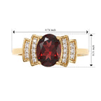 D'Joy Rhodolite Garnet, White Zircon Main Stone With Side Stone Ring Sterling Silver  1.673  Ct._8723902_5