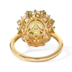 D'Joy - Peridot, Natural Chrome Diopside & Ethiopian Opal Floral Ring in 18K Vermeil Yellow Gold Plated Sterling Silver 2.90 Ct._8724147_4