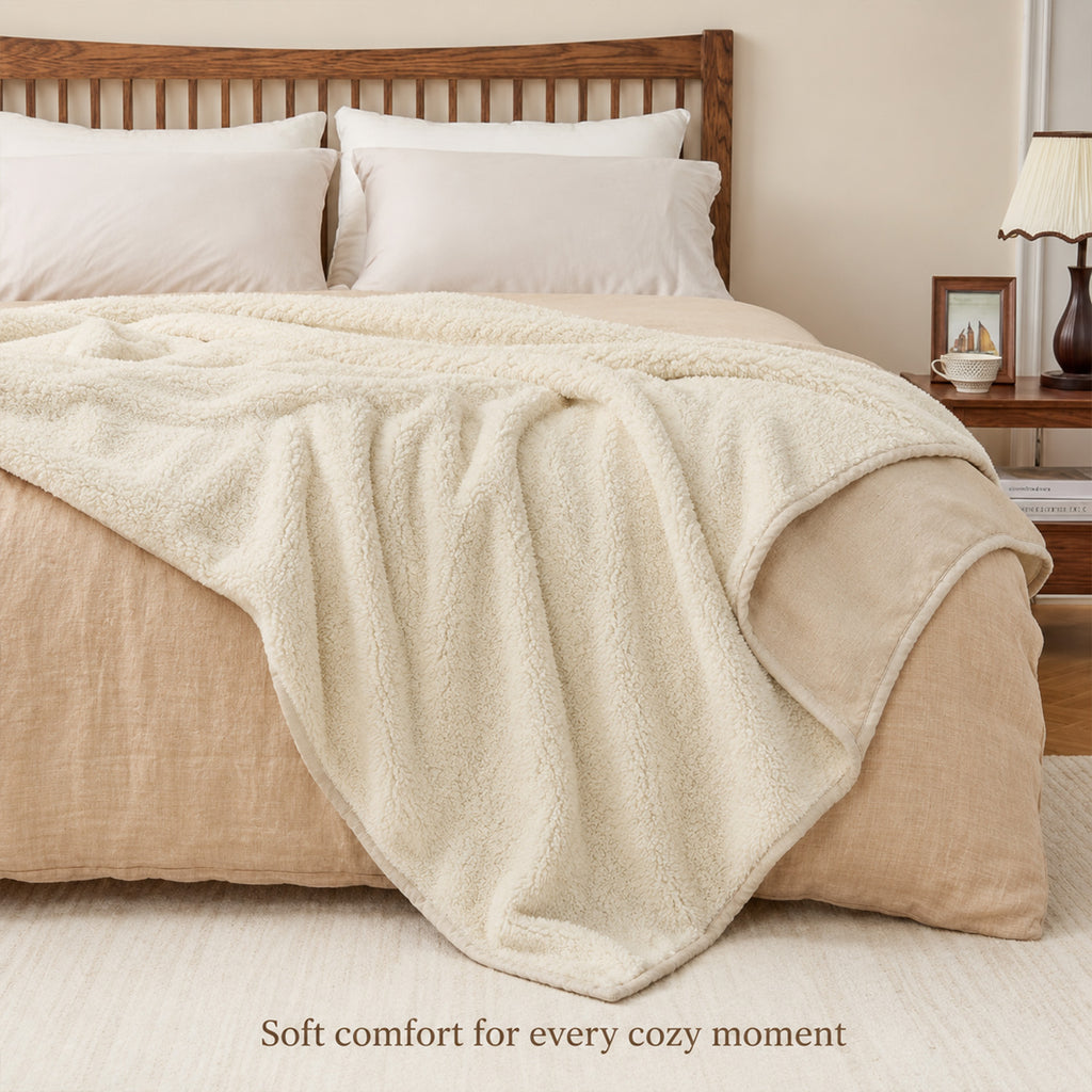 LIVMORE Cotton Patterned Throw Blanket (Size 160x1 cm) - Grey & Grey_8724392_3