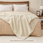 LIVMORE Cotton Patterned Throw Blanket (Size 160x1 cm) - Grey & Grey_8724392_3