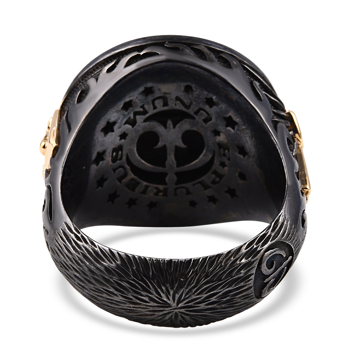Galatea - The Capitan Collection - Diamond Dragon Ring in 14K Yellow Gold &amp; Sterling Silver 8727204 5