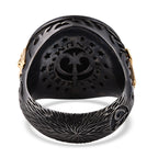 Galatea - The Capitan Collection - Diamond Dragon Ring in Diamond (SI-GH) & 14K Yellow Gold 3.42 Grams_8727204_5