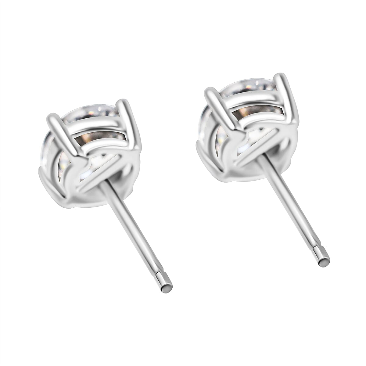 Set of 3 - Stud, Dangle and Zircon Earrings in Sterling Silver 8728219 4