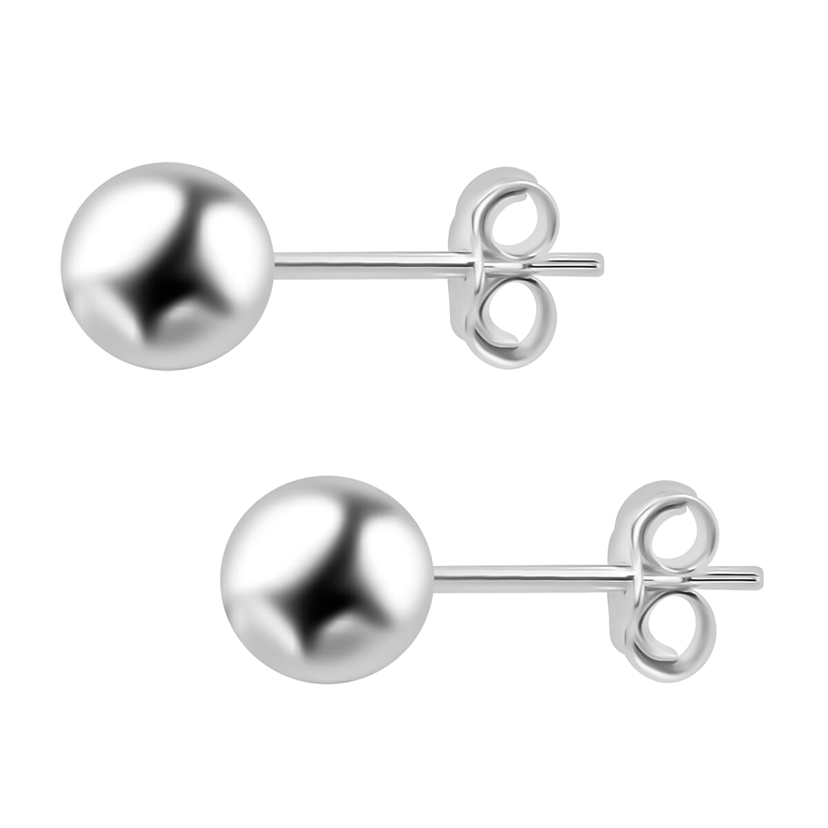 Set of 3 - Stud, Dangle and Zircon Earrings in Sterling Silver 8728219 6