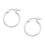 Biggest Close Out - Set of 3 Simulated Diamond Earrings (With Push Back - Clasp) in Sterling Silver