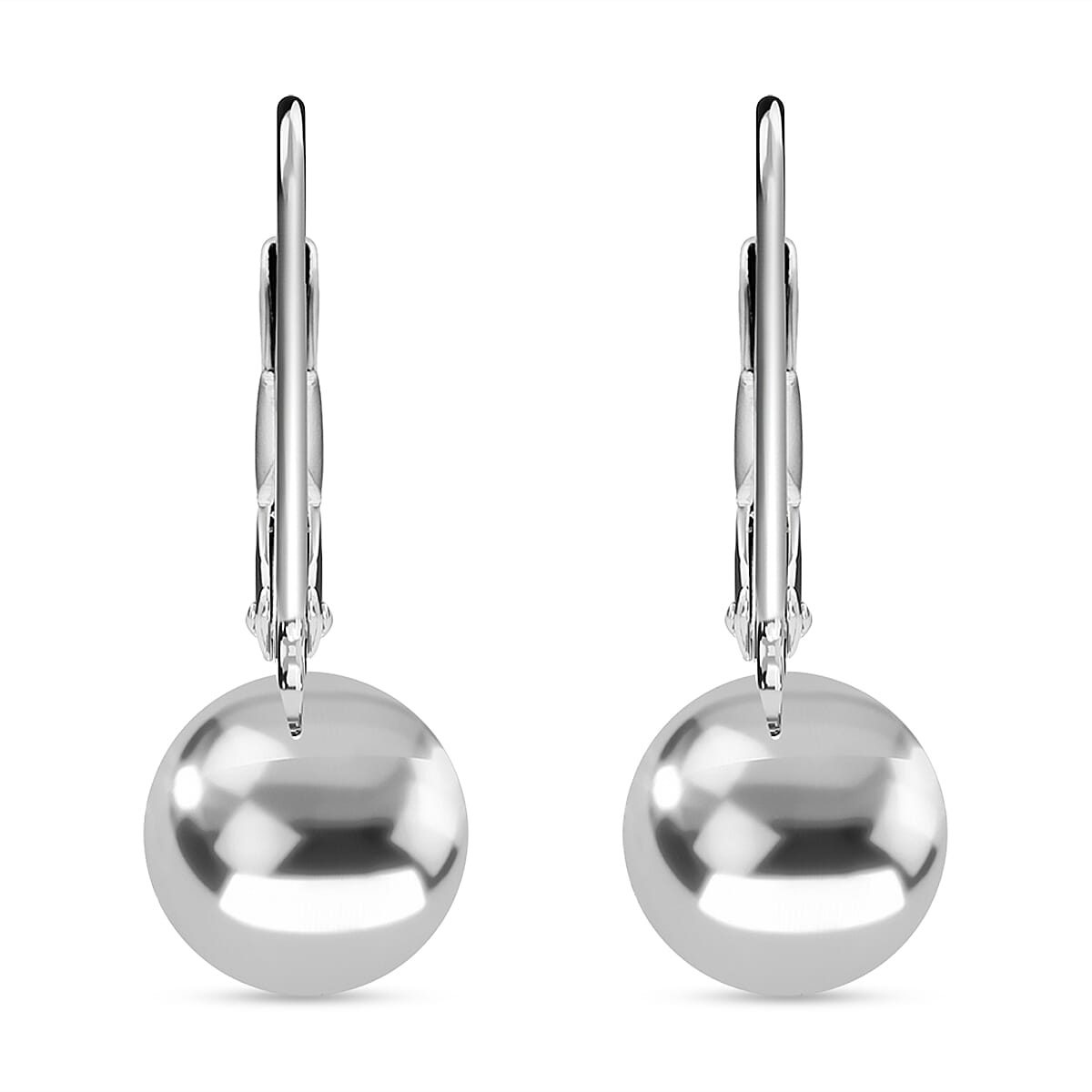 Ball Dangle Earrings in Sterling Silver 8728223 0