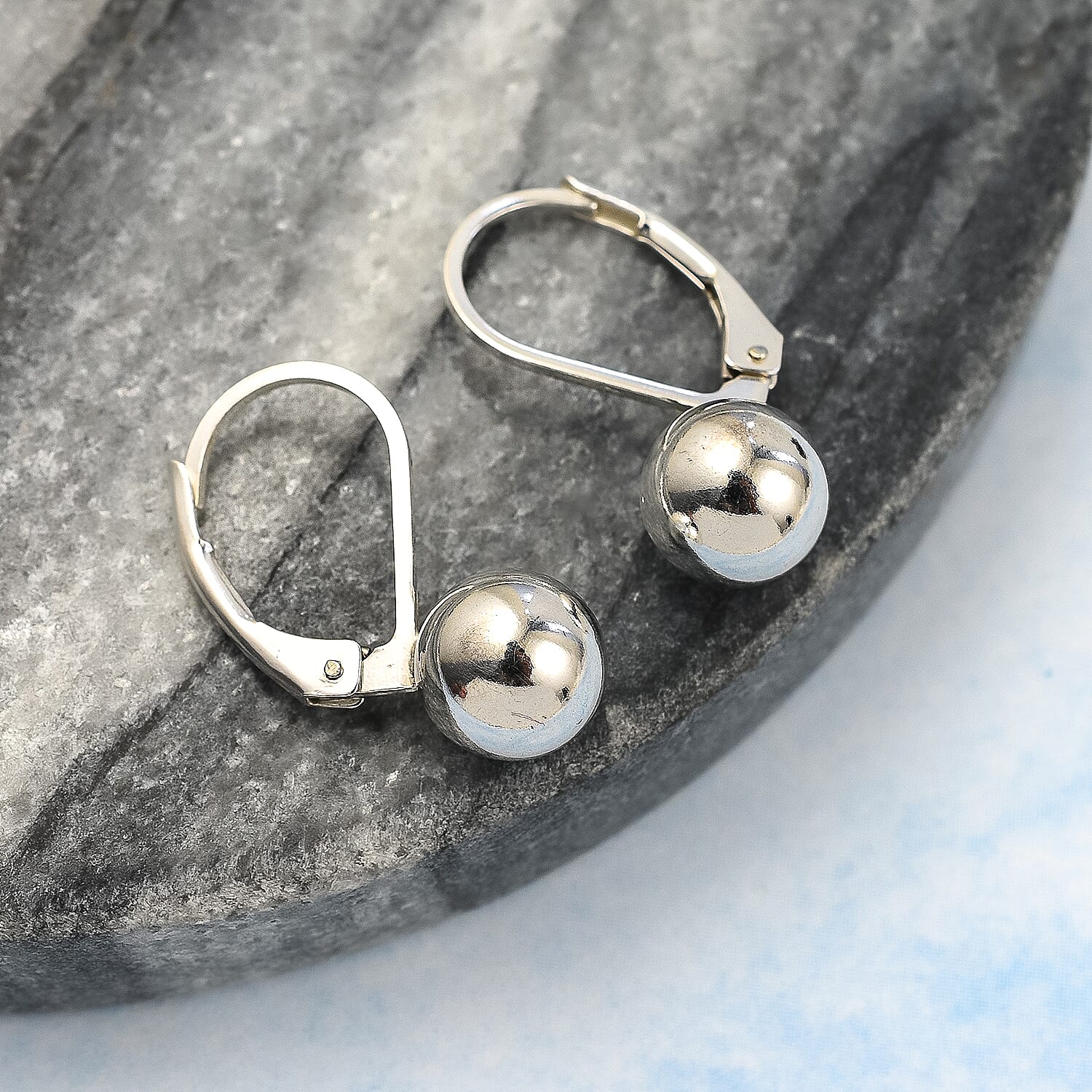Ball Dangle Earrings in Sterling Silver 8728223 1