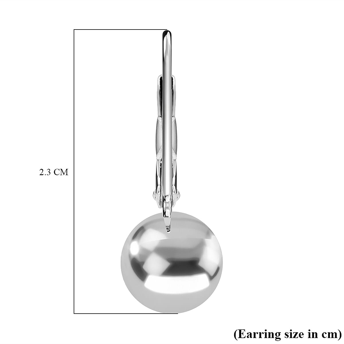 Ball Dangle Earrings in Sterling Silver 8728223 4