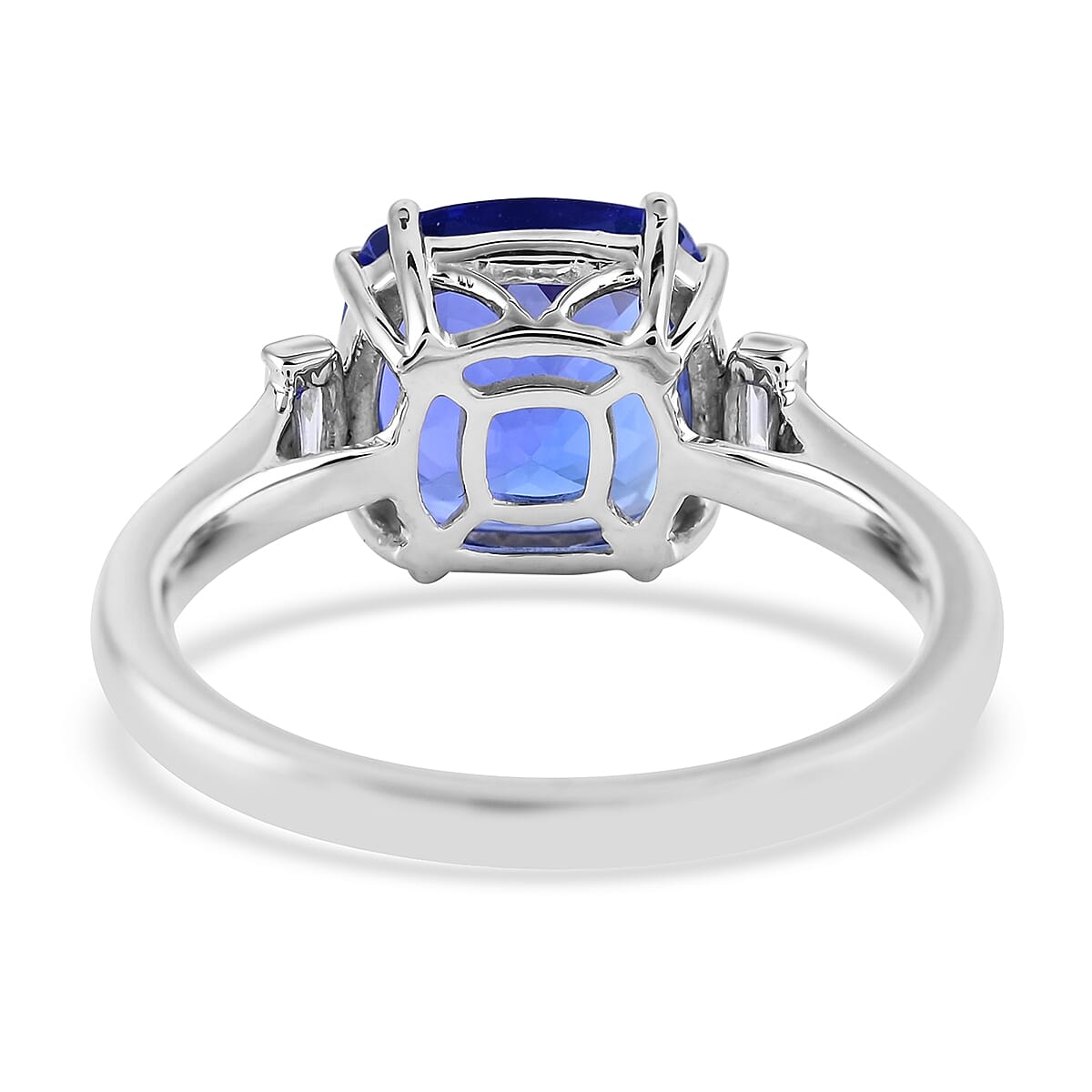 RHAPSODY 950 Platinum Trilogy AAAA Tanzanite Ring with Diamond 3.70 Ct. 8729479 5