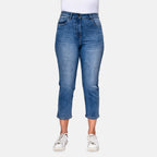 TAMSY - Angelina Relaxed Stretchable Jeans (Size 18) - Mid Blue_8731320