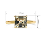 Turkizite Solitaire Ring in 18K YG VermeilSterling Silver  1.920  Ct._8734775_5