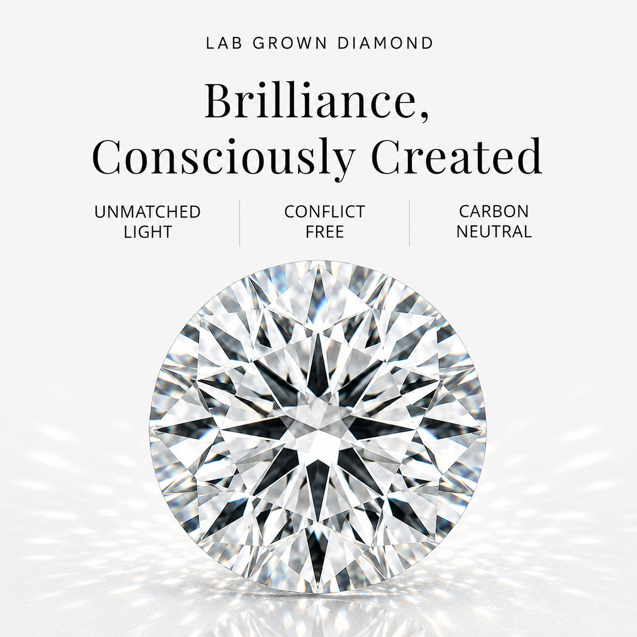 Luxuriant - 9K White Gold SGL Certified Lab Grown Diamond (VS-E-F) Solitaire Ring 2.00 Ct. 8734877 4