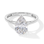 Luxuriant - 9K White Gold SGL Certified Lab Grown Diamond (VS/E-F) Solitaire Ring 2.00 Ct._8734880