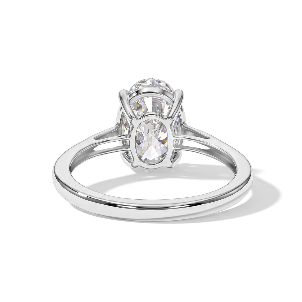 DOD- 9K White Gold Oval Lab Grown Diamond VS/EF Ring 2.00  Ct._8734918_4