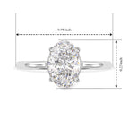 DOD- 9K White Gold Oval Lab Grown Diamond VS/EF Ring 2.00  Ct._8734919_5