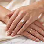 Black Friday Deal- 9K Yellow Gold Oval Lab Grown Diamond VS/EF Ring 2.00  Ct._8734938_2