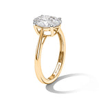 Black Friday Deal- 9K Yellow Gold Oval Lab Grown Diamond VS/EF Ring 2.00  Ct._8734938_3