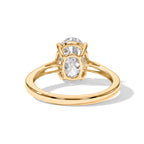 Black Friday Deal- 9K Yellow Gold Oval Lab Grown Diamond VS/EF Ring 2.00  Ct._8734938_4