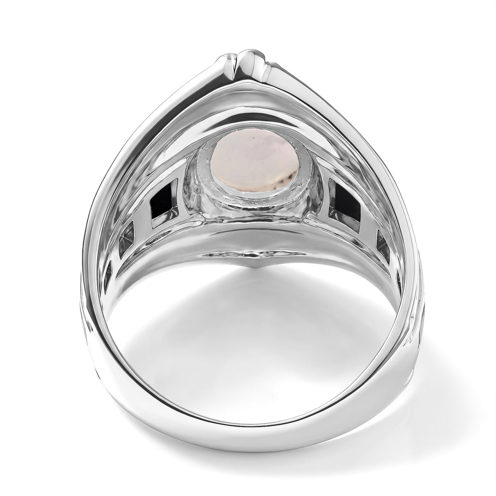 Royal Bali Collection - D'Joy Ethiopian Opal & Abalone Shell Ring in Sterling Silver 3.36 Ct._8735855_4
