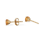D'Joy Yellow Sapphire Solitaire Stud Push Post Earring in 18K Gold OverlaySterling Silver  1.330  Ct._8736135_2