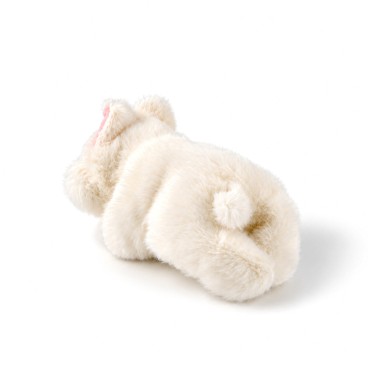 Cute Soft Plush Animal Refrigerator Magnet Toy - White Dog 8736867 1