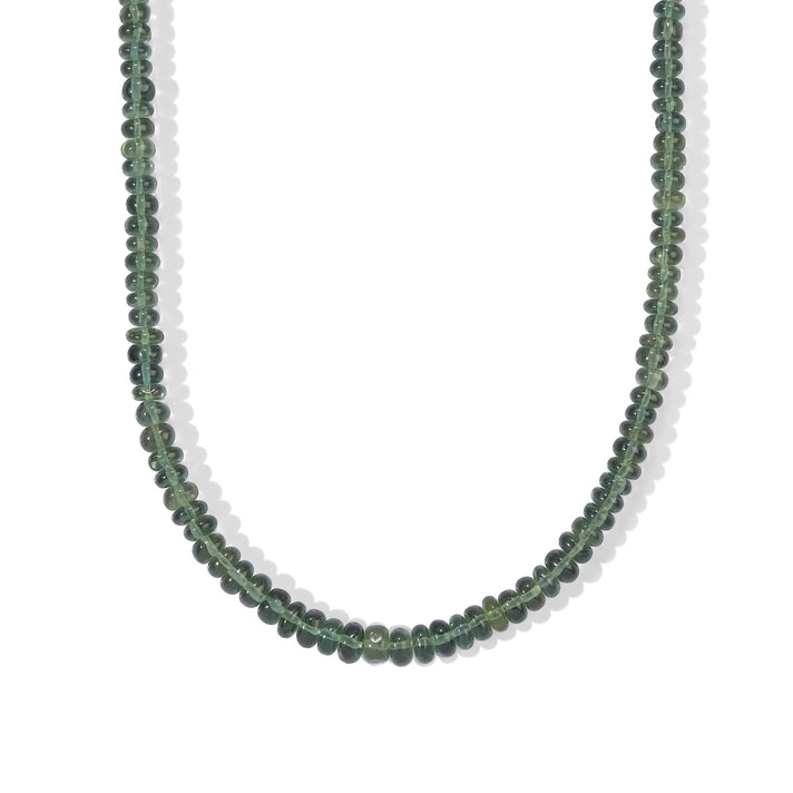 D'Joy - Rainbow Moonstone Beads Necklace (Size - 18+2 Ext) in Rhodium Overlay Sterling Silver 87.00 Ct. 8737291 1