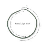 D'Joy - Rainbow Moonstone Beads Necklace (Size - 18+2 Ext) in Rhodium Overlay Sterling Silver 87.00 Ct._8737291_4