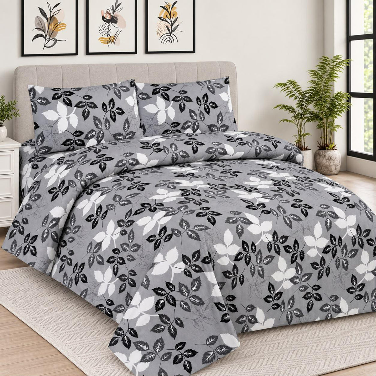 IW Special Microfiber Bedding Set - Dark Grey 8737558 0