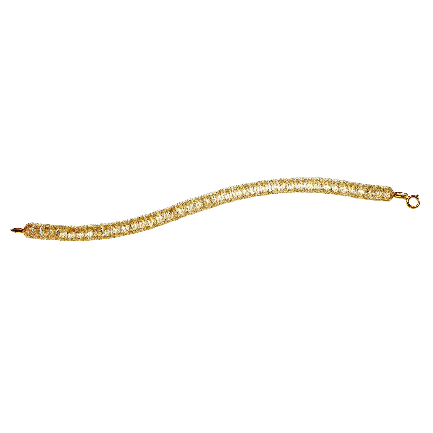 Maestro Collection -9K Yellow Gold Cubic Zirconia Bracelet (Size - 7.5) 8738422 0