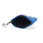 Wool Patterned Wallet (Size 14x12x1 cm) - Blue_8739086_4