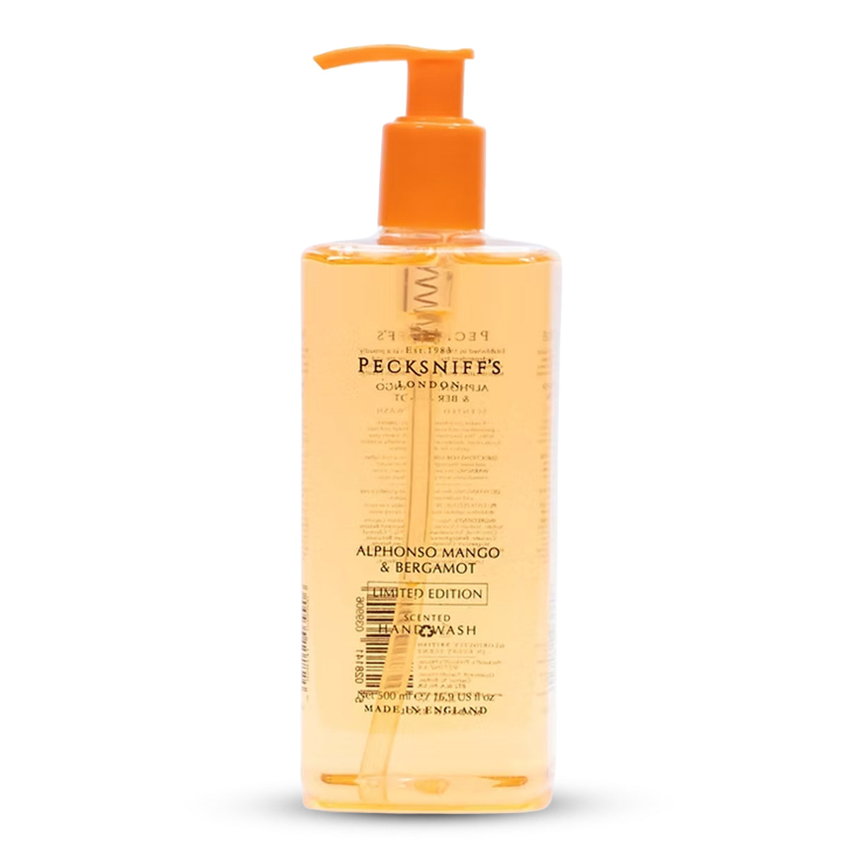 Pecksniff's Manuka Honey &amp; Orange Blossom Moisturising Hand Wash - 500ml 8739964 0