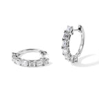 D'Joy Moissanite Full Hoop Earring in Platinum OverlaySterling Silver  2.940  Ct._8740383