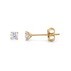 Luxuriant - 9K Yellow Gold Lab Grown Diamond (SI/G-H) Stud Earring with Push Back 0.25 Ct._8740565