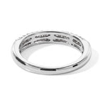 Luxuriant - Lab Grown Diamond (SI/G-H) Band Ring in Rhodium Overlay Sterling Silver 0.50 Ct._8740987_4