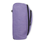BORDLITE Cabin Bag on Wheels - Lightweight, Retractable Handle Soft Shell Carry On Flight Holdall & Travel Duffel (Free Bag Allowance Approved) 50x35x20 CM - Purple_8741680_2