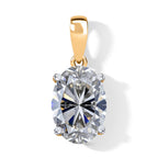 Luxuriant 9K Yellow Gold VS Lab Grown Diamond VS/EF Pendant, 2.00 Ct. with Free Chain_8741941