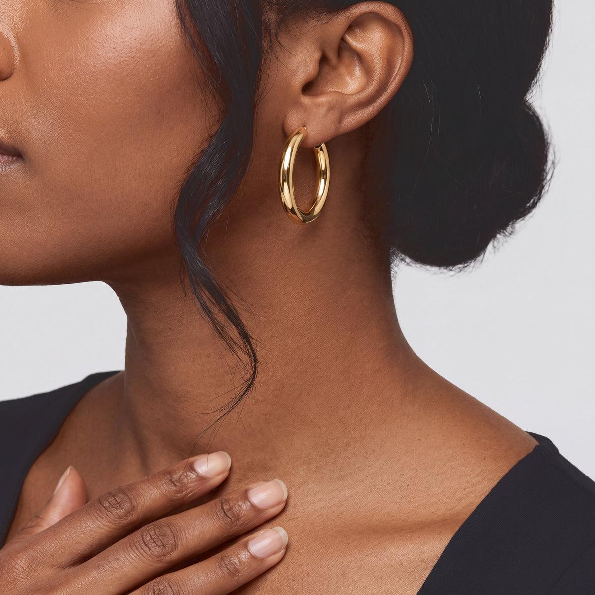 Hoop Earring with Clasp 8742341 2