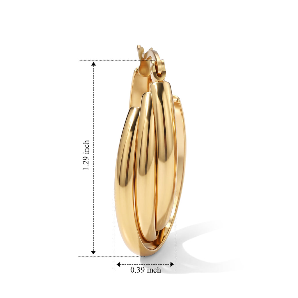 Fancy Earring Pure White Stainless Steel_8742342_4