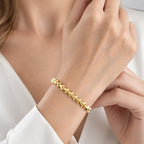 EverTrue Bronzella Collection - Linking Bracelet (Size - 7.5) in 18K Gold Plating_8742763_2
