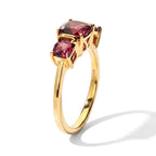 D'Joy Rhodolite Garnet 3 Stone Ring Sterling Silver  1.960  Ct._8744167_3