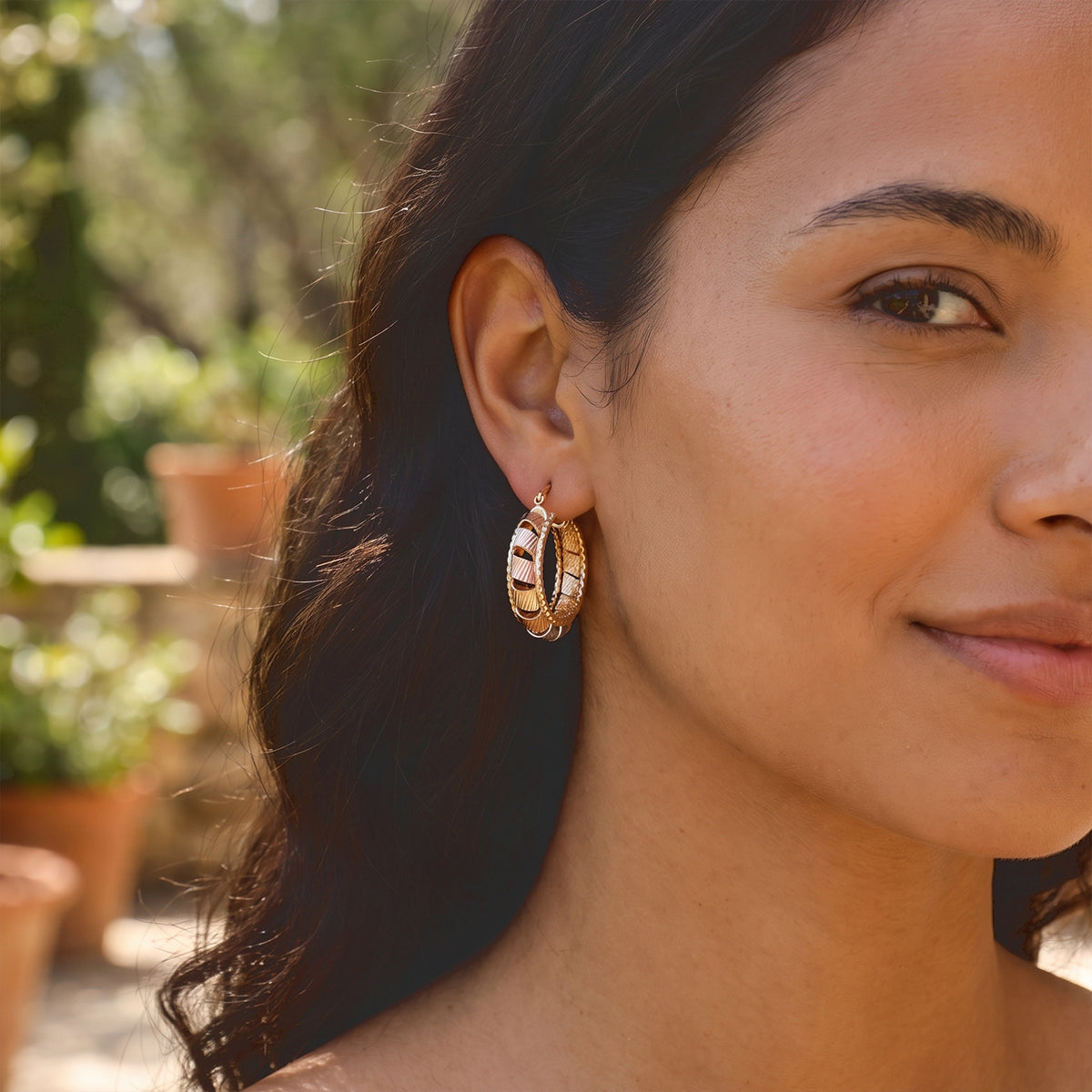 Twisted Hoop Earring 8744659 1