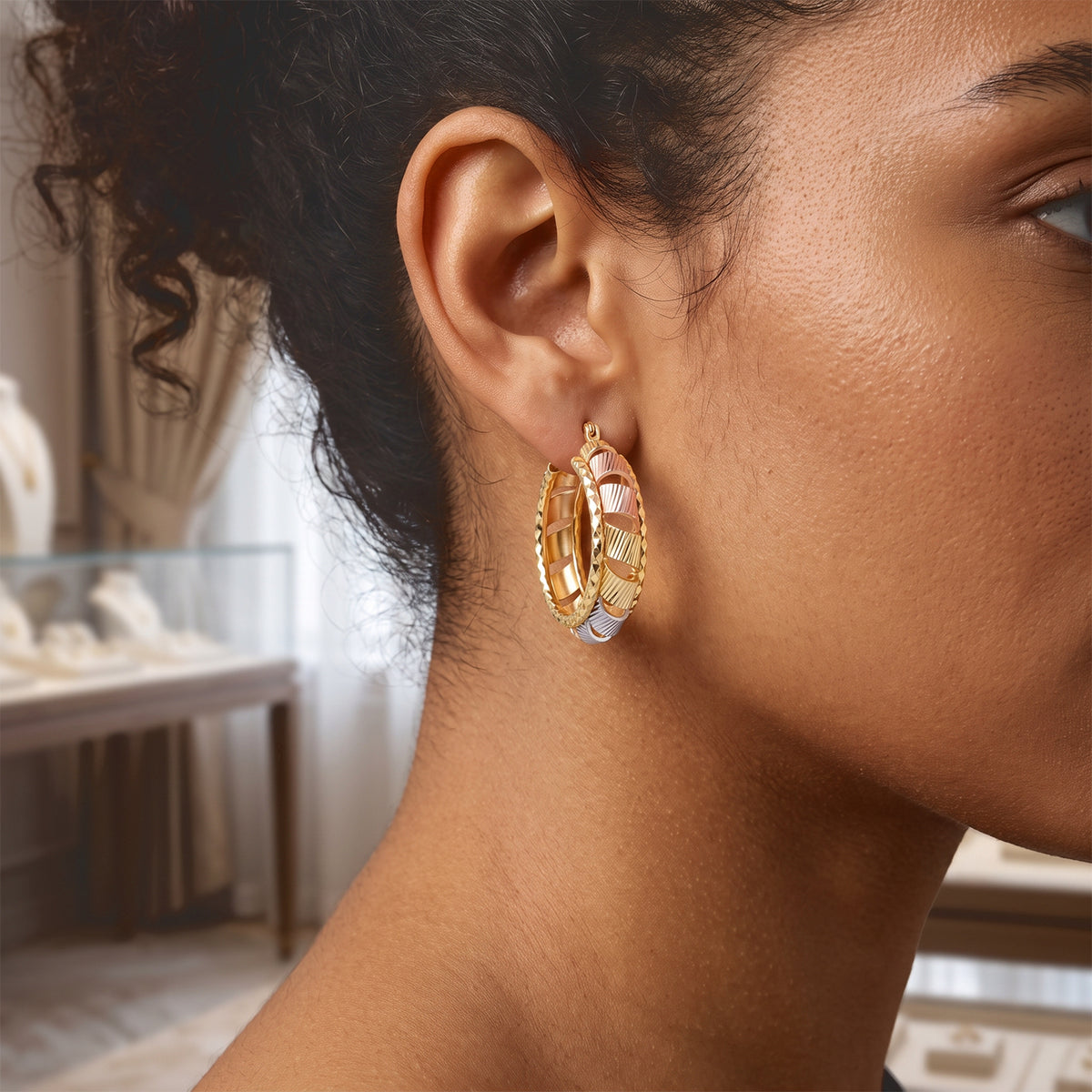 Twisted Hoop Earring 8744659 2