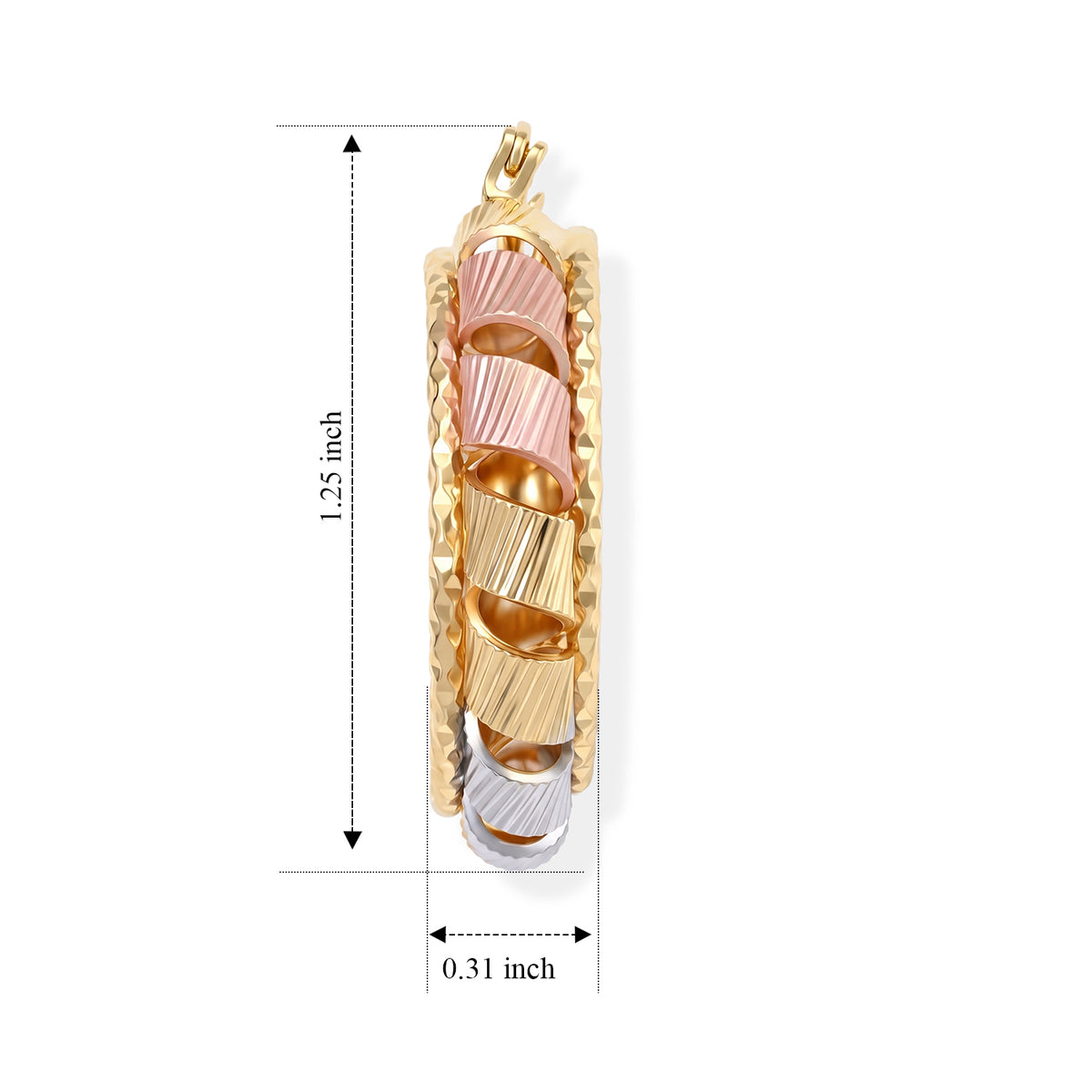 Twisted Hoop Earring 8744659 4