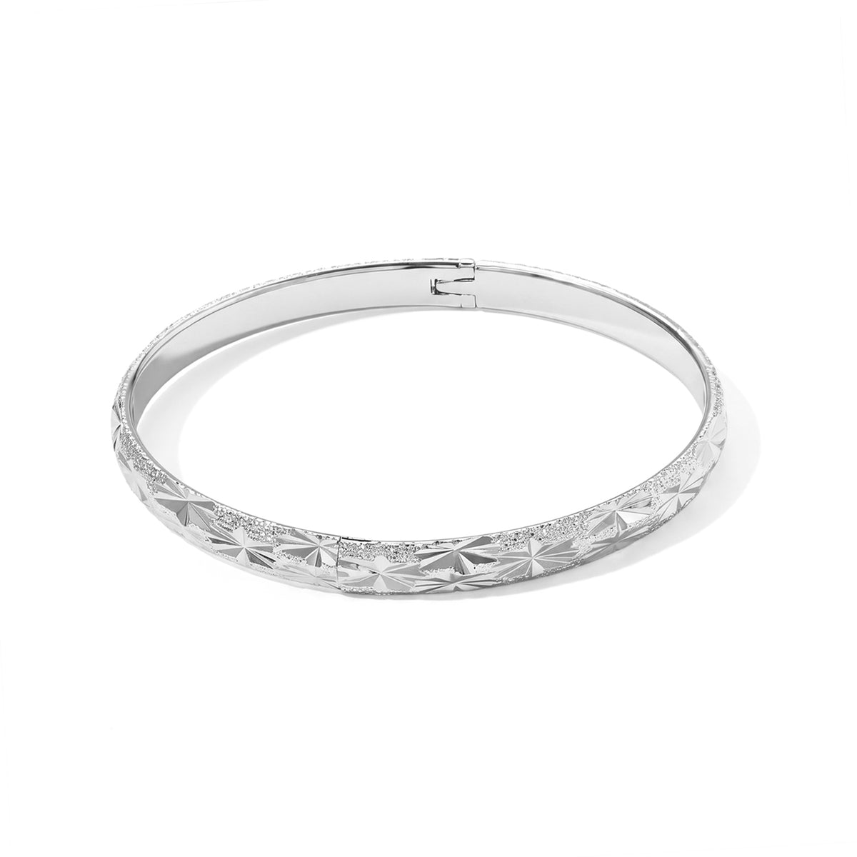 Cuff Bangle Pure White Brass 8744684 2