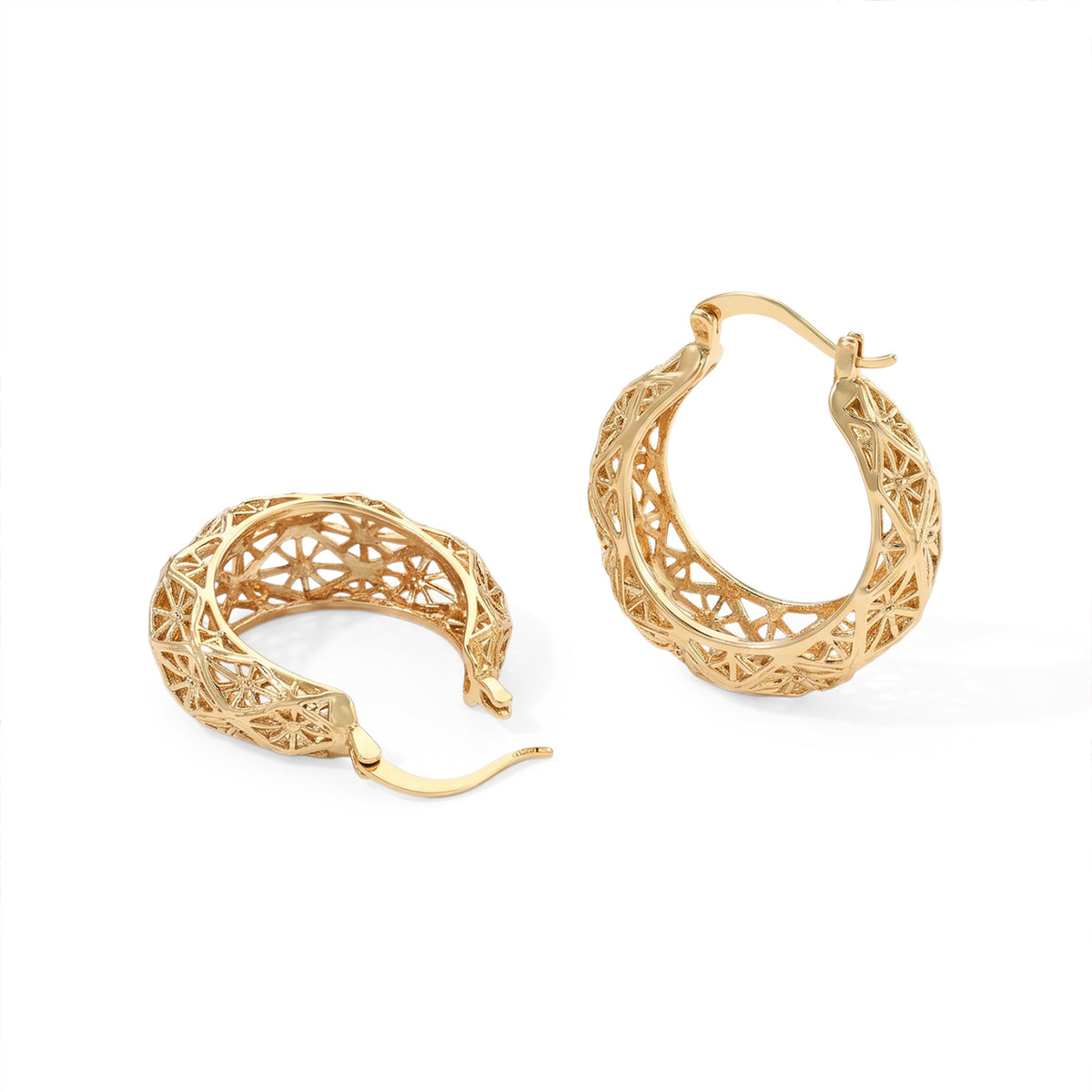 Manhattan Close Out - Filigree Hoop Earrings 8744708 2