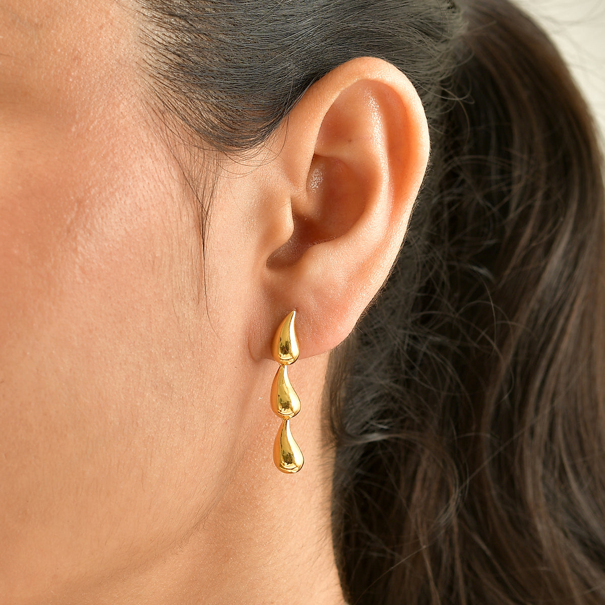 EverTrue Bronzella Collection - Drop Earring with Push Post in 18K Yellow Plating 8744723 1