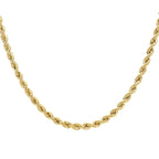 9K Yellow Gold Rope Chain (Size - 20) With Lobster Clasp, Gold Wt., 17.60 Gms_8746542