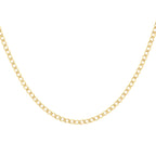9K Yellow Gold Flat Curb Chain (Size - 24) With Lobster Clasp, Gold Wt. 8.20 Gms_8746544